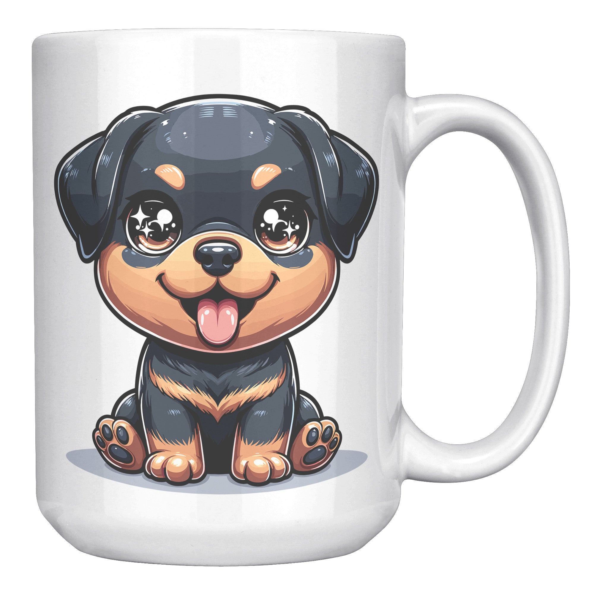 Rottweiler Cartoon Coffee Mug