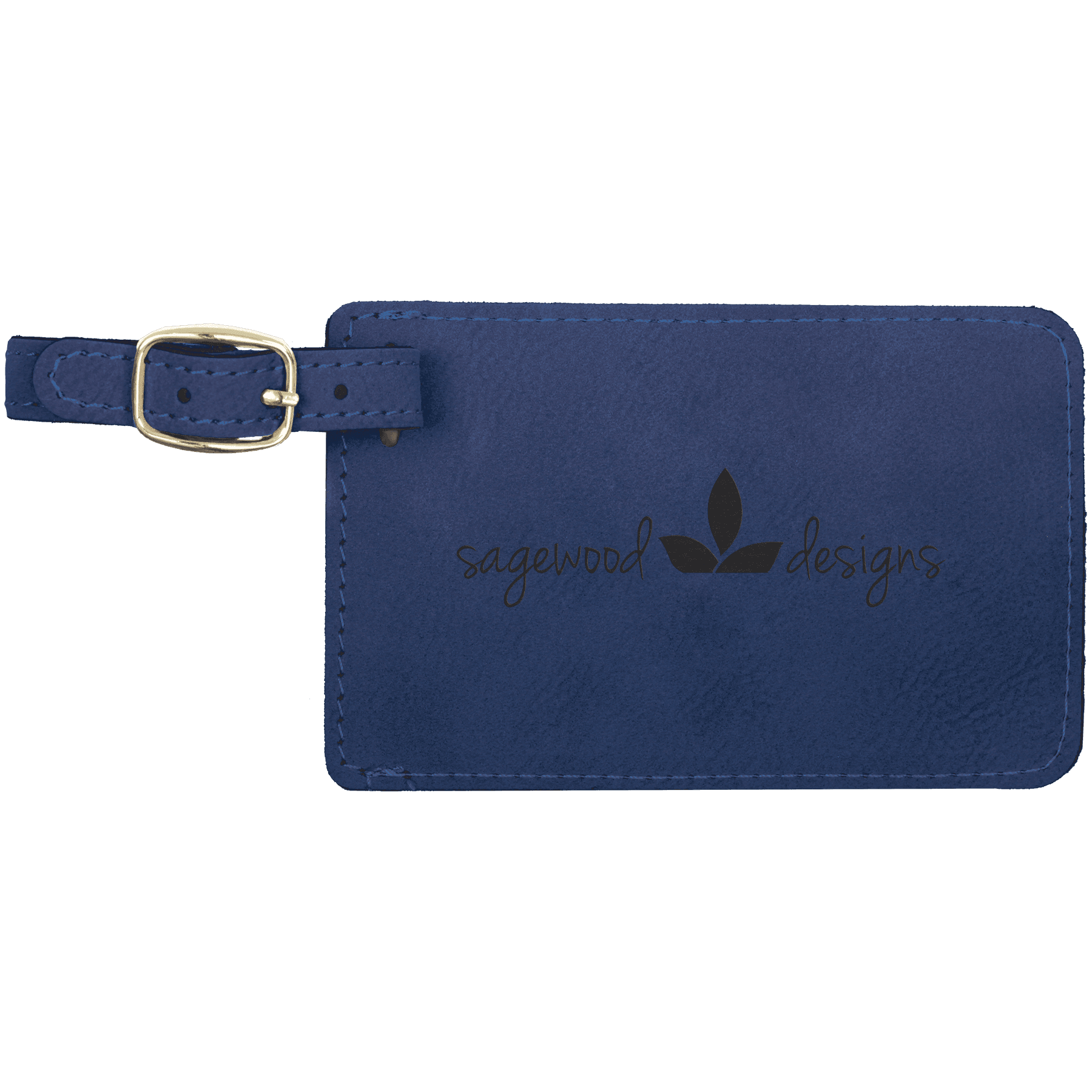 Personalized Laserable Leatherette Luggage Tag – Durable, Stylish & Customizable