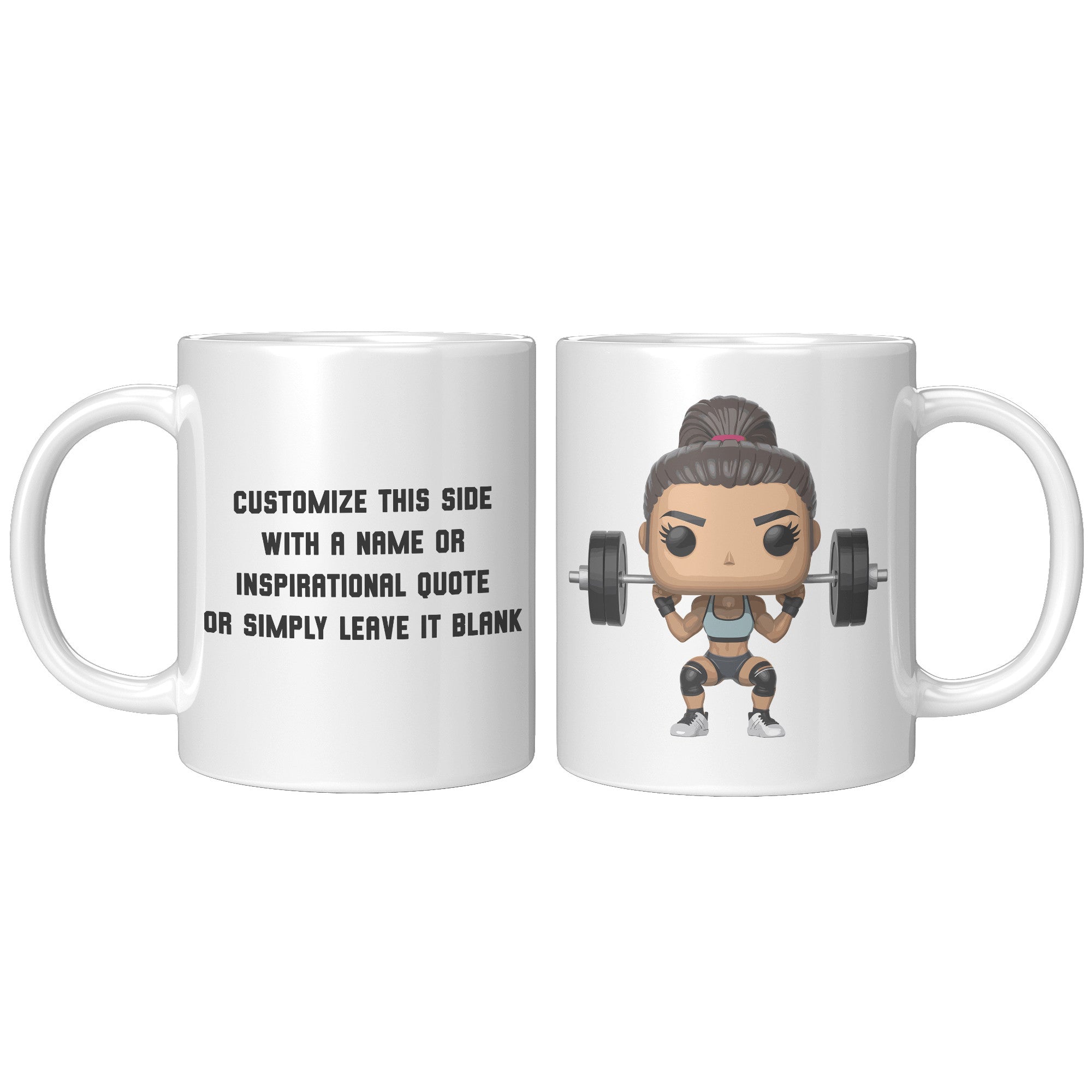 "CrossFit Funko Pop Style Mug - Male Fitness Enthusiast Coffee Cup - Unique Gift for Gym Buffs - Fun Workout-Inspired Drinkware" - C