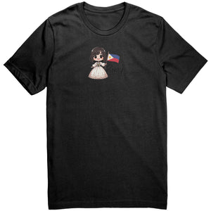 "Cute Cartoon Filipino Pride T-shirt - Vibrant Pinoy Pride Tee - Perfect Gift for Filipinos - Colorful Philippines Heritage Tee" - J