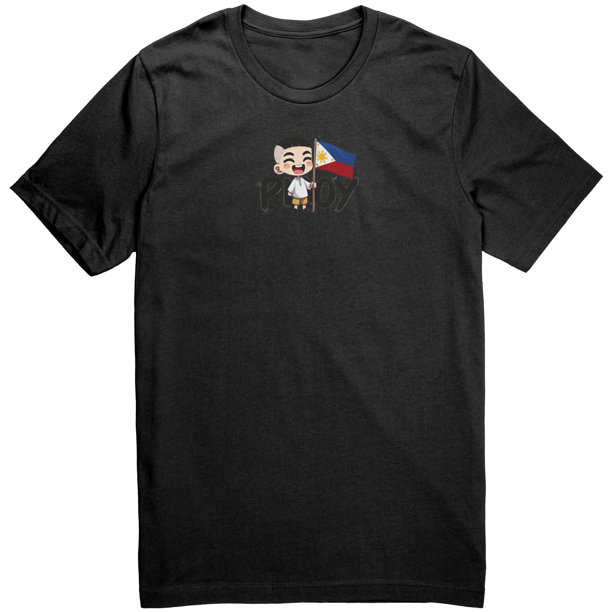 "Cute Cartoon Filipino Pride T-shirt - Vibrant Pinoy Pride Tee - Perfect Gift for Filipinos - Colorful Philippines Heritage Tee" - R