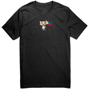 "Cute Cartoon Filipino Pride T-shirt - Vibrant Pinoy Pride Tee - Perfect Gift for Filipinos - Colorful Philippines Heritage Tee" - R