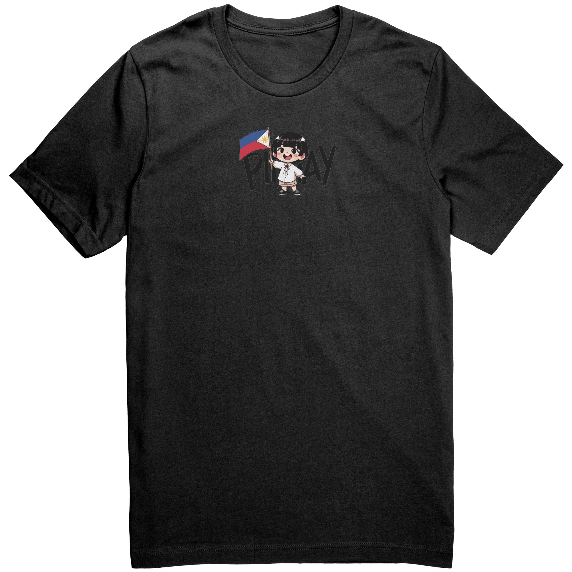 "Cute Cartoon Filipino Pride T-shirt - Vibrant Pinoy Pride Tee - Perfect Gift for Filipinos - Colorful Philippines Heritage Tee" - B