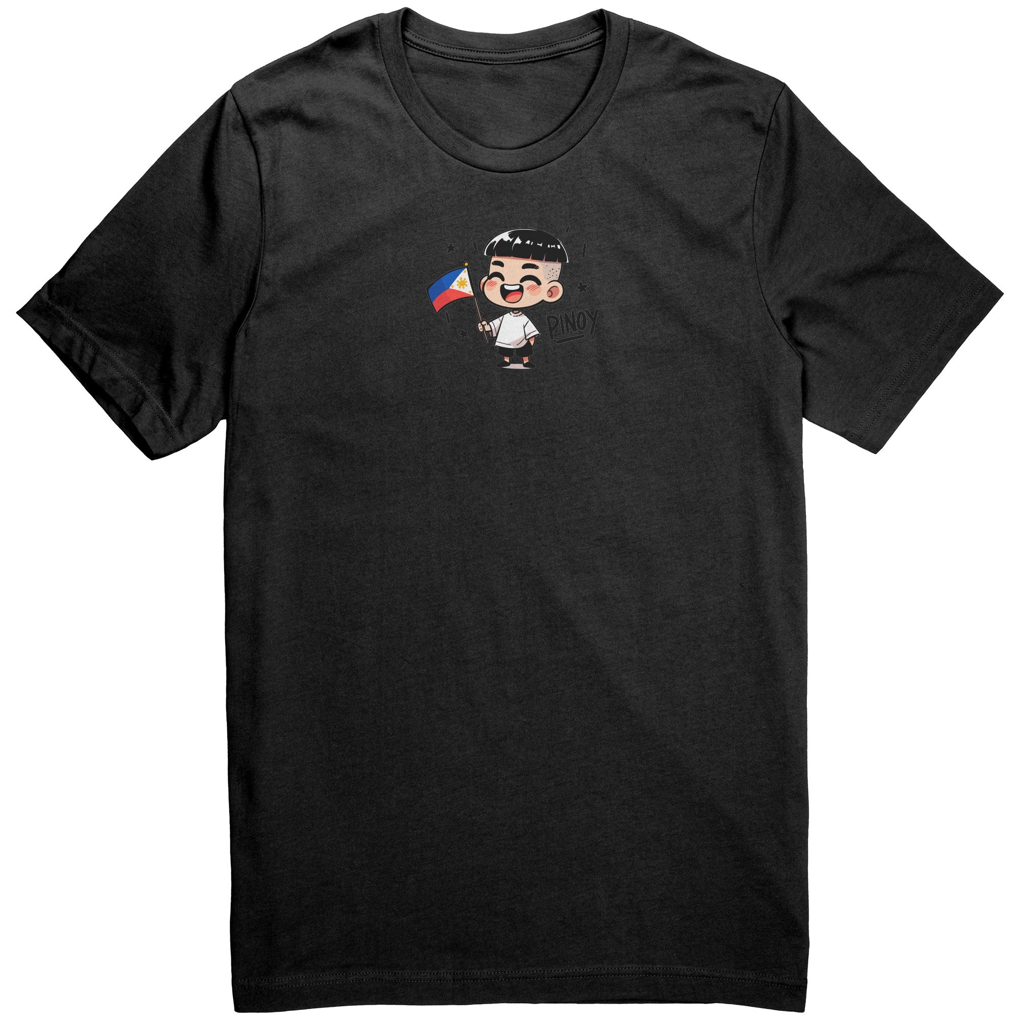 "Cute Cartoon Filipino Pride T-shirt - Vibrant Pinoy Pride Tee - Perfect Gift for Filipinos - Colorful Philippines Heritage Tee" - S