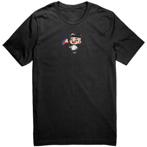 "Cute Cartoon Filipino Pride T-shirt - Vibrant Pinoy Pride Tee - Perfect Gift for Filipinos - Colorful Philippines Heritage Tee" - S