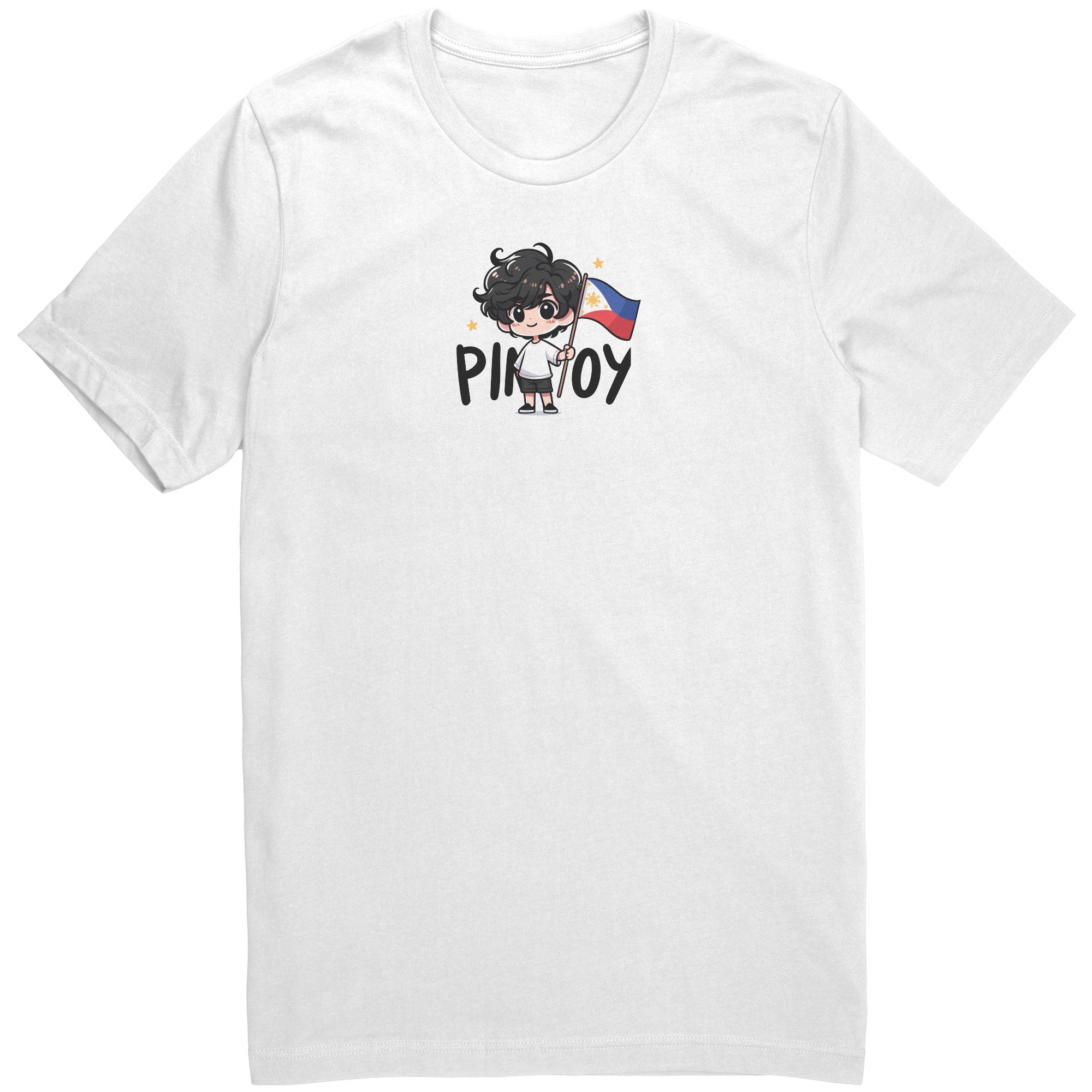 "Cute Cartoon Filipino Pride T-shirt - Vibrant Pinoy Pride Tee - Perfect Gift for Filipinos - Colorful Philippines Heritage Tee" - P
