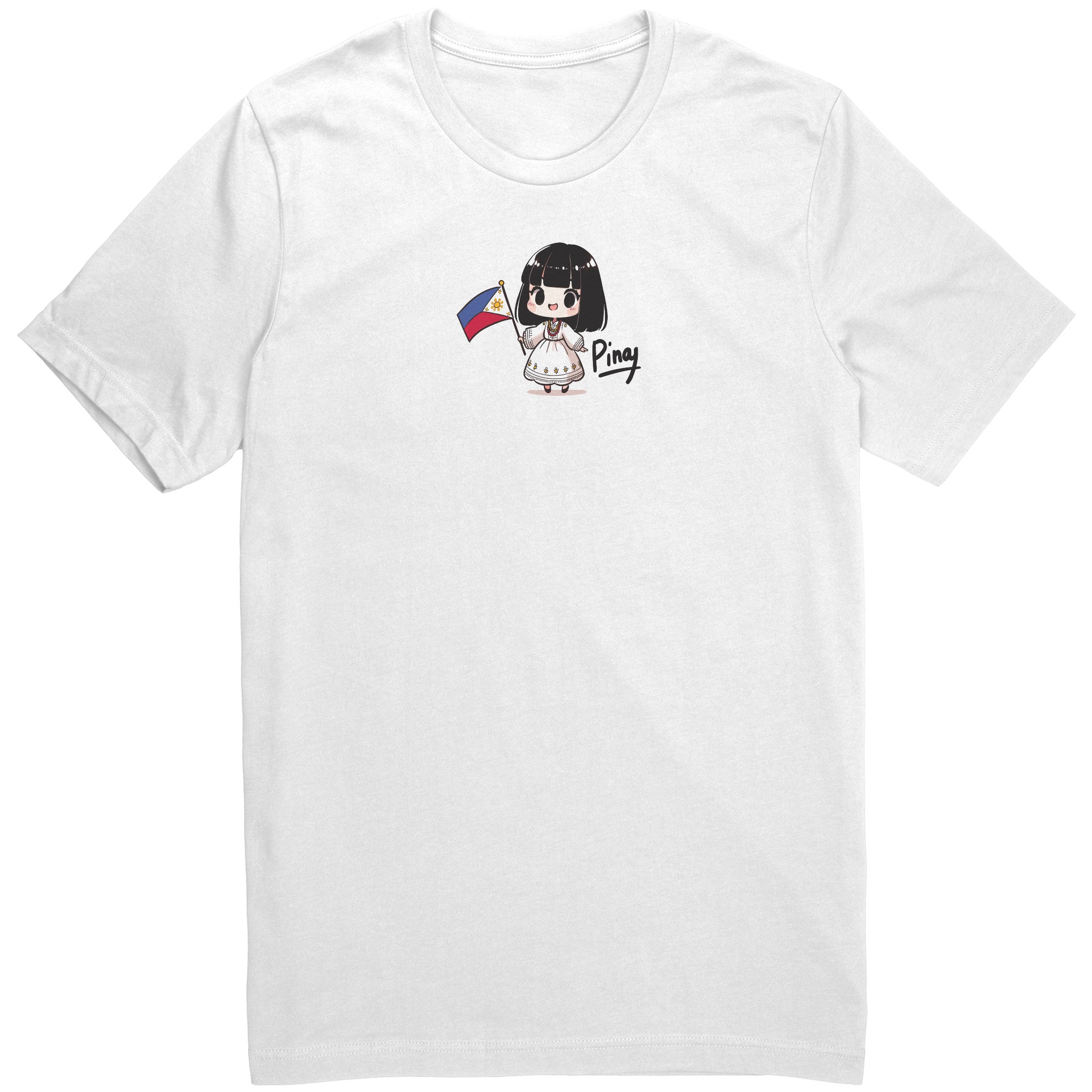 "Cute Cartoon Filipino Pride T-shirt - Vibrant Pinoy Pride Tee - Perfect Gift for Filipinos - Colorful Philippines Heritage Tee" - K