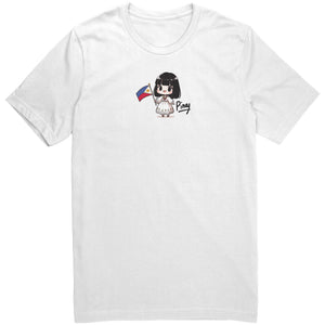 "Cute Cartoon Filipino Pride T-shirt - Vibrant Pinoy Pride Tee - Perfect Gift for Filipinos - Colorful Philippines Heritage Tee" - K