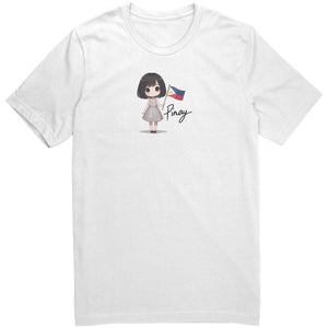 "Cute Cartoon Filipino Pride T-shirt - Vibrant Pinoy Pride Tee - Perfect Gift for Filipinos - Colorful Philippines Heritage Tee" - E