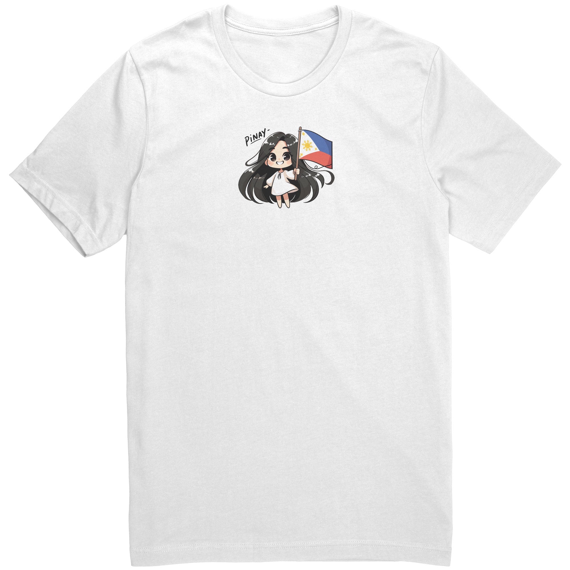 "Cute Cartoon Filipino Pride T-shirt - Vibrant Pinoy Pride Tee - Perfect Gift for Filipinos - Colorful Philippines Heritage Tee" - C