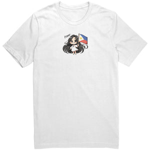 "Cute Cartoon Filipino Pride T-shirt - Vibrant Pinoy Pride Tee - Perfect Gift for Filipinos - Colorful Philippines Heritage Tee" - C