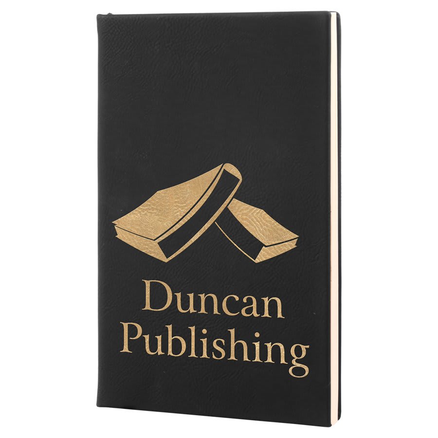Laser-Engraved Leatherette Journal – Personalized Notebook