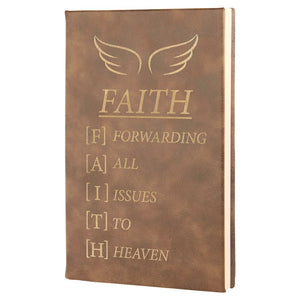 Laser-Engraved Leatherette Journal – Personalized Notebook