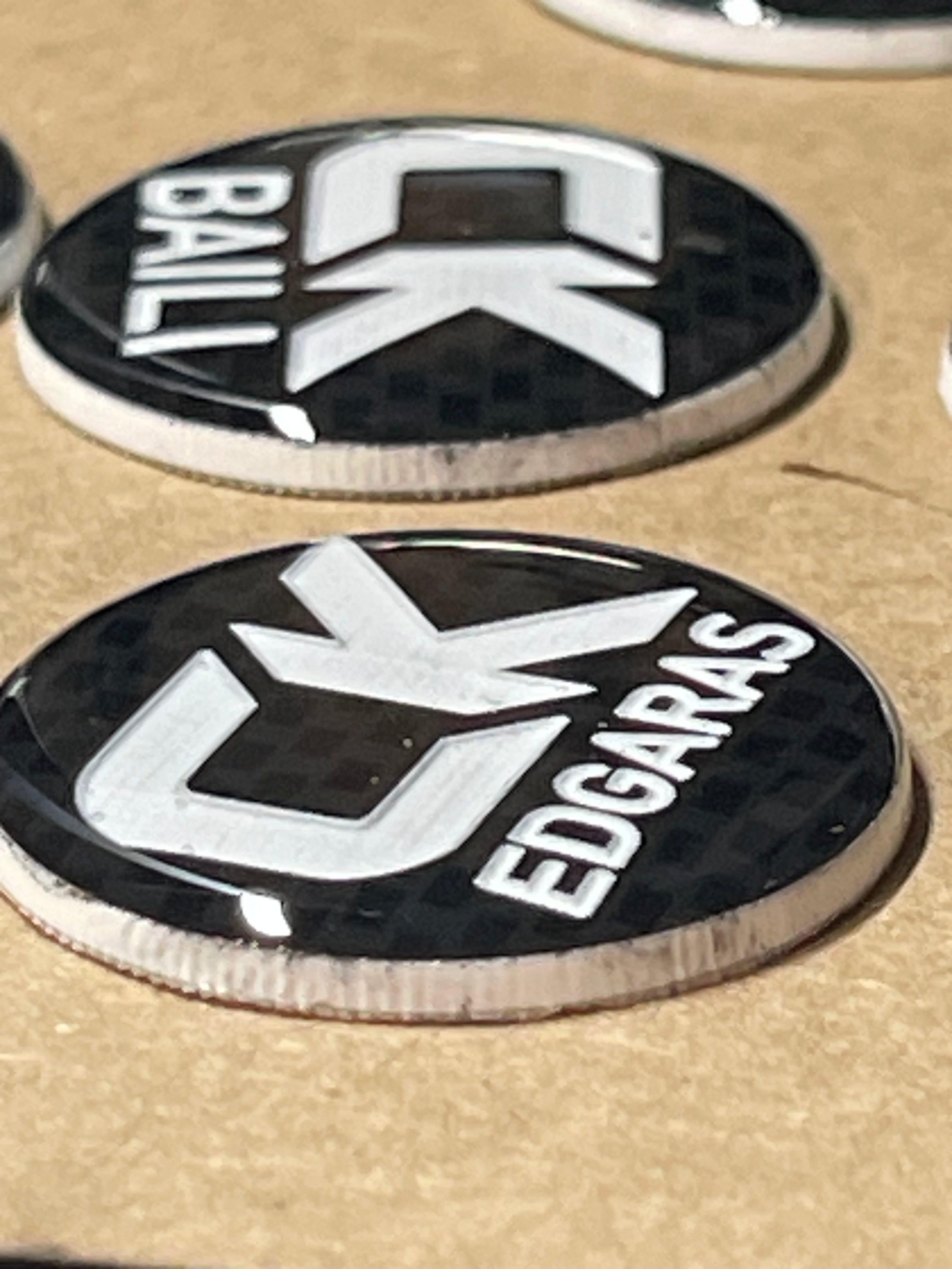 Custom Pickleball Paddle Butt Caps/ Tennis End Caps - 2 for $20 – Personalized • 3D Epoxy protection • Multiple Colors