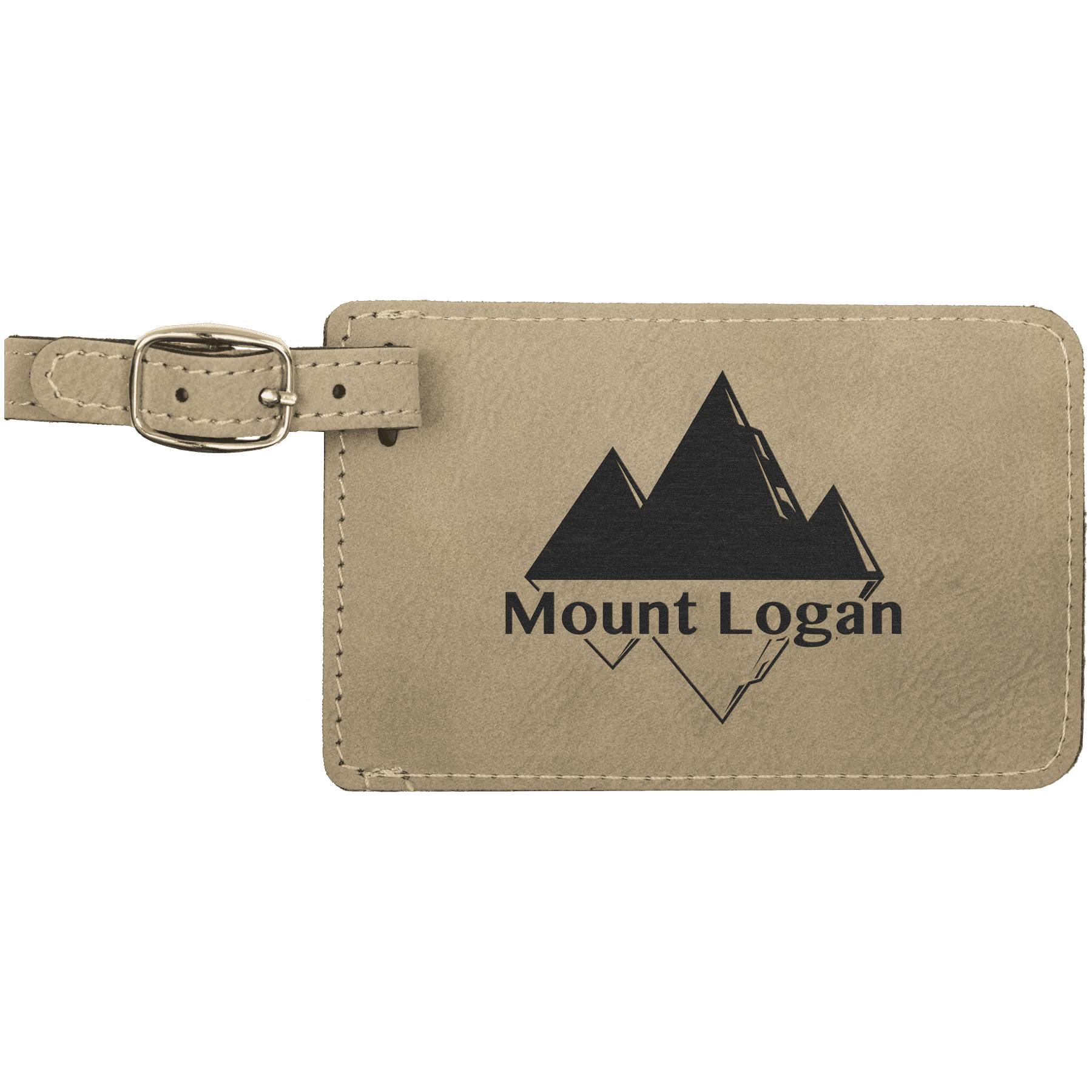 Personalized Laserable Leatherette Luggage Tag – Durable, Stylish & Customizable