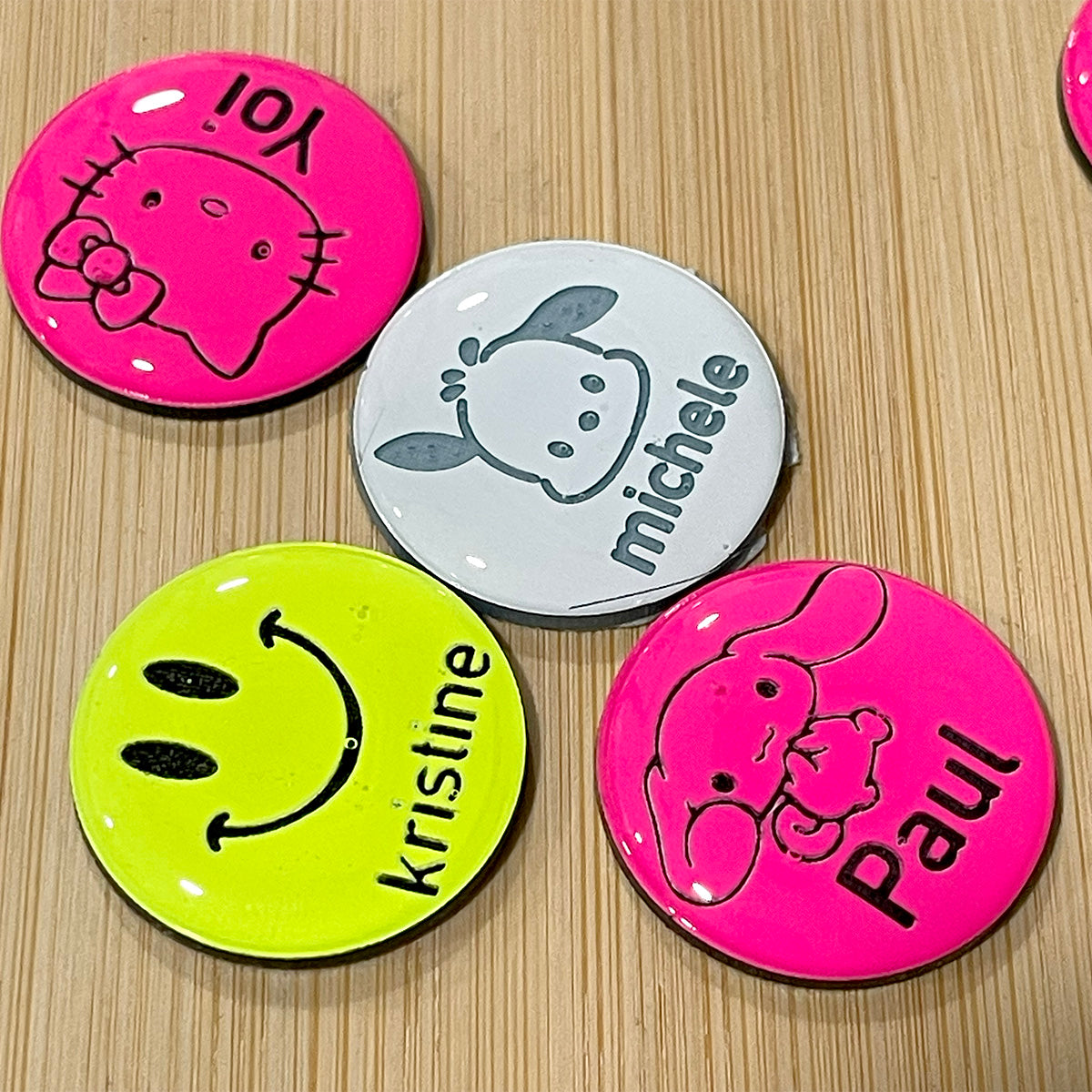 Custom Pickleball Paddle Butt Caps/ Tennis End Caps - 2 for $20 – Personalized • 3D Epoxy protection • Multiple Colors