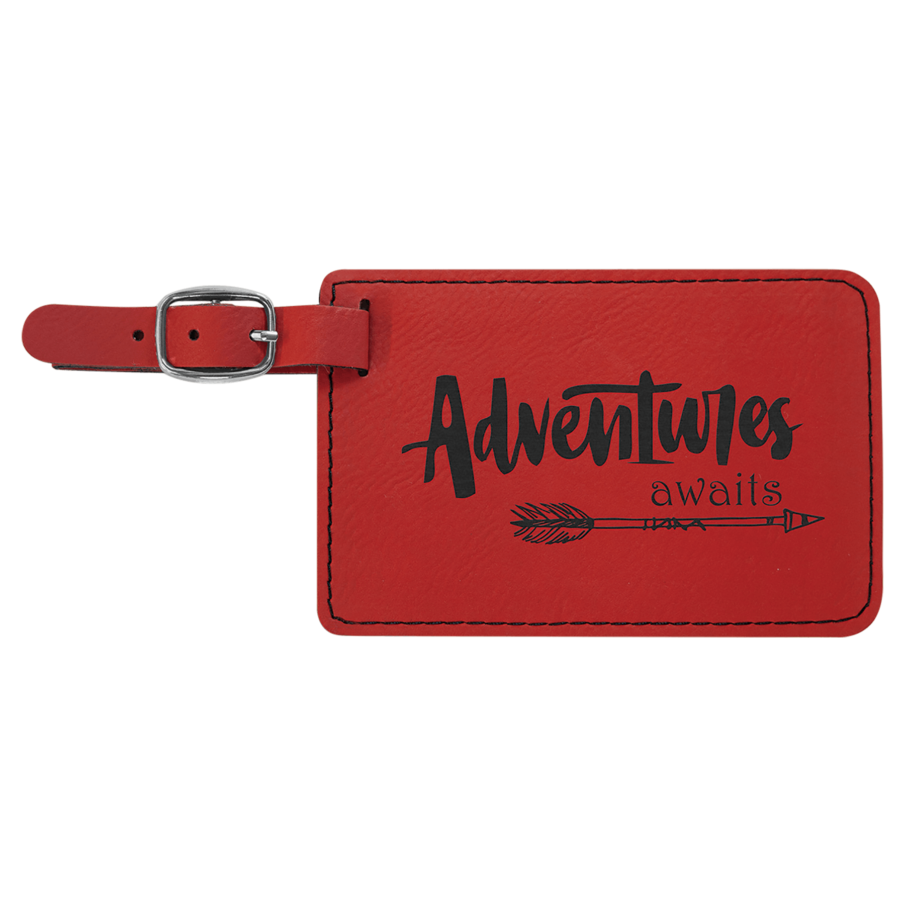 Personalized Laserable Leatherette Luggage Tag – Durable, Stylish & Customizable