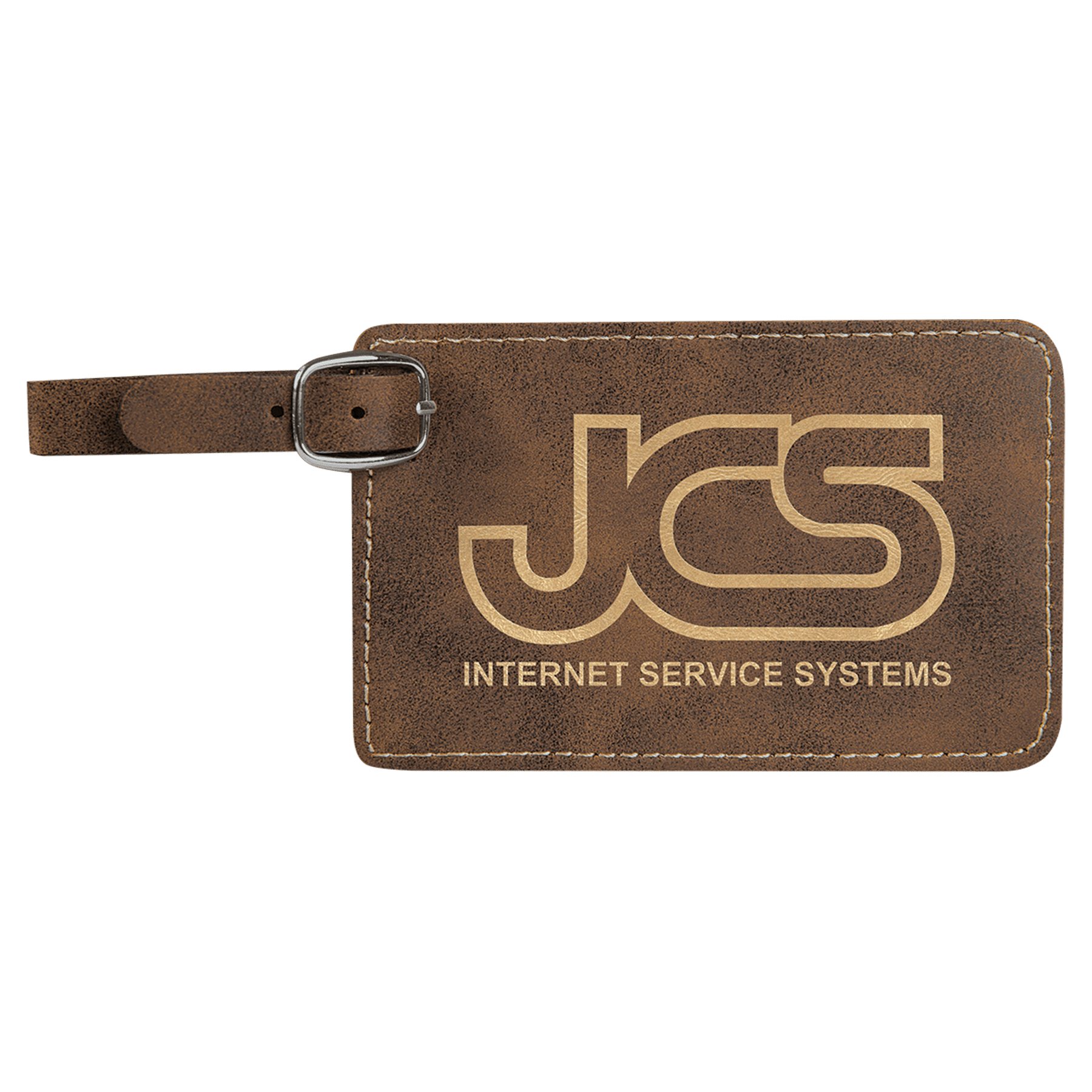 Personalized Laserable Leatherette Luggage Tag – Durable, Stylish & Customizable