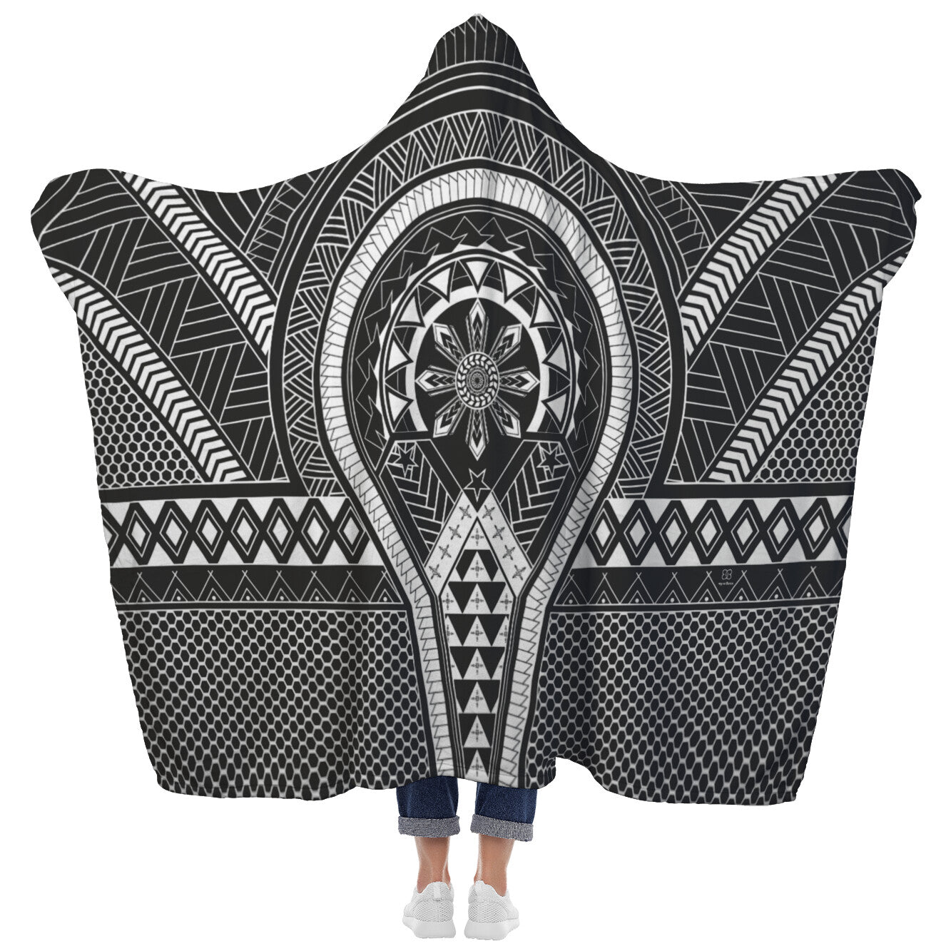 Batok Filipino Tattoo Hooded BlanketHome Goods - My E Three