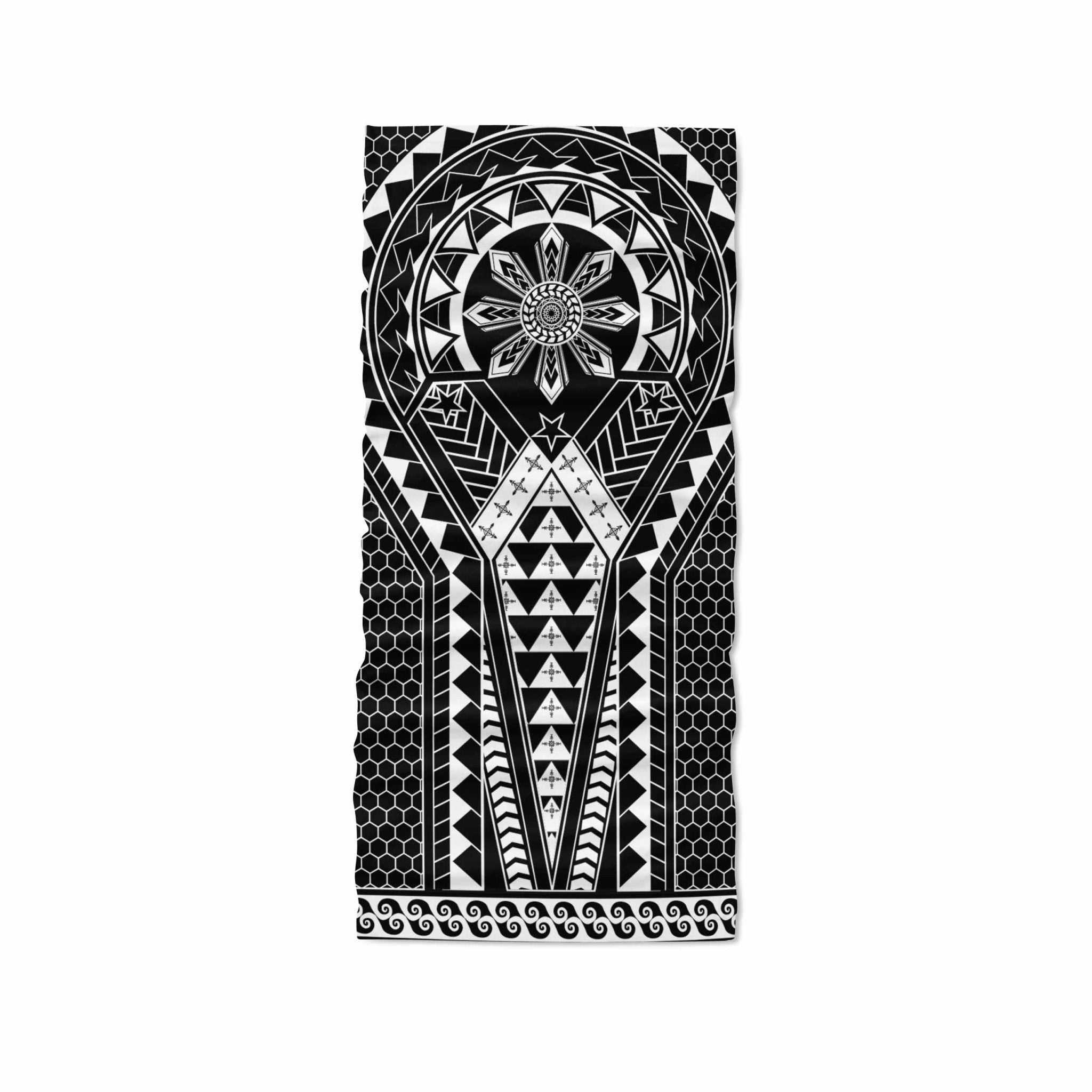 Batok - Tatak Filipino Tribal Tatoo Neck Gaiter HEMMEDNeck Gaiter - My E Three