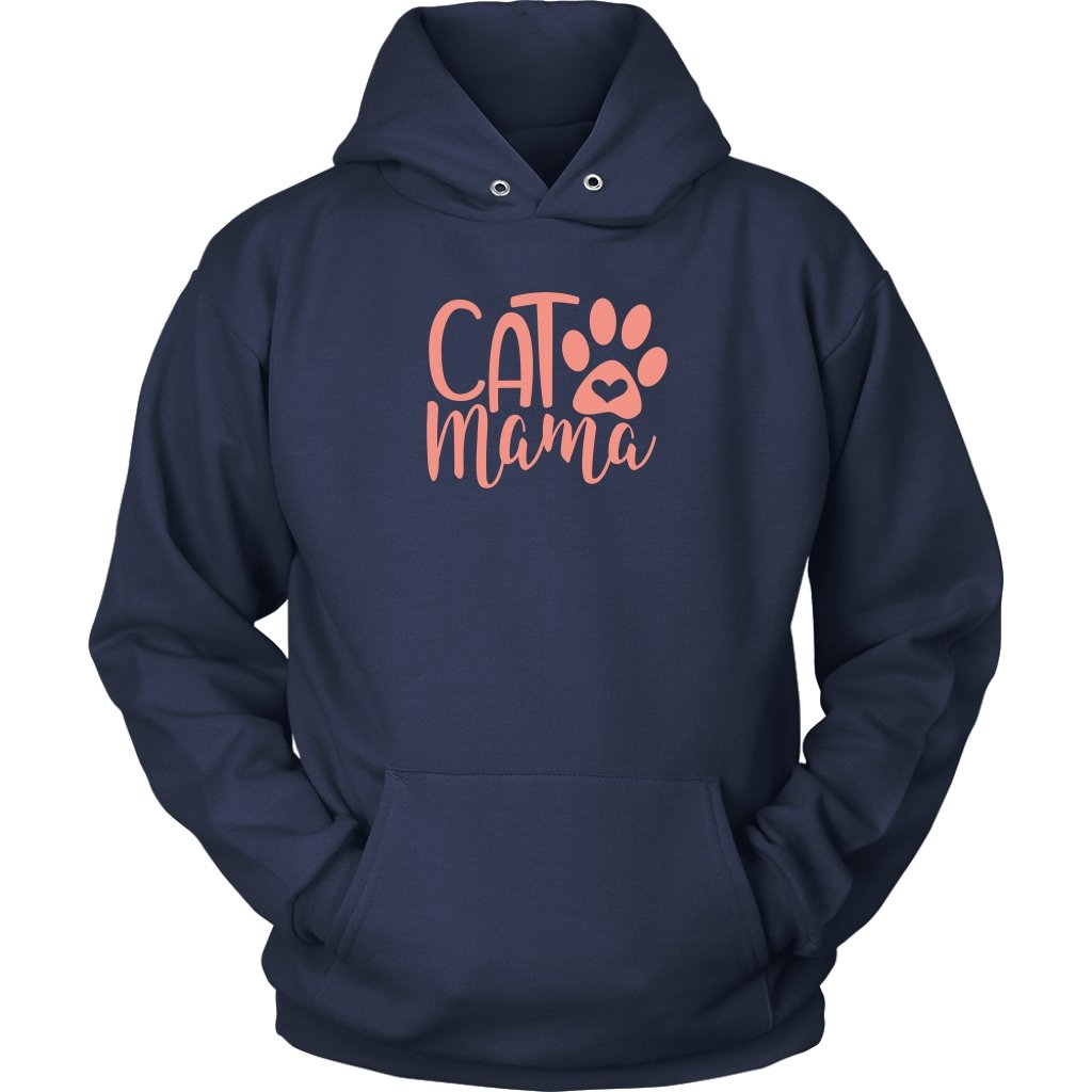 Cat Mama Unisex HoodieT-shirt - My E Three
