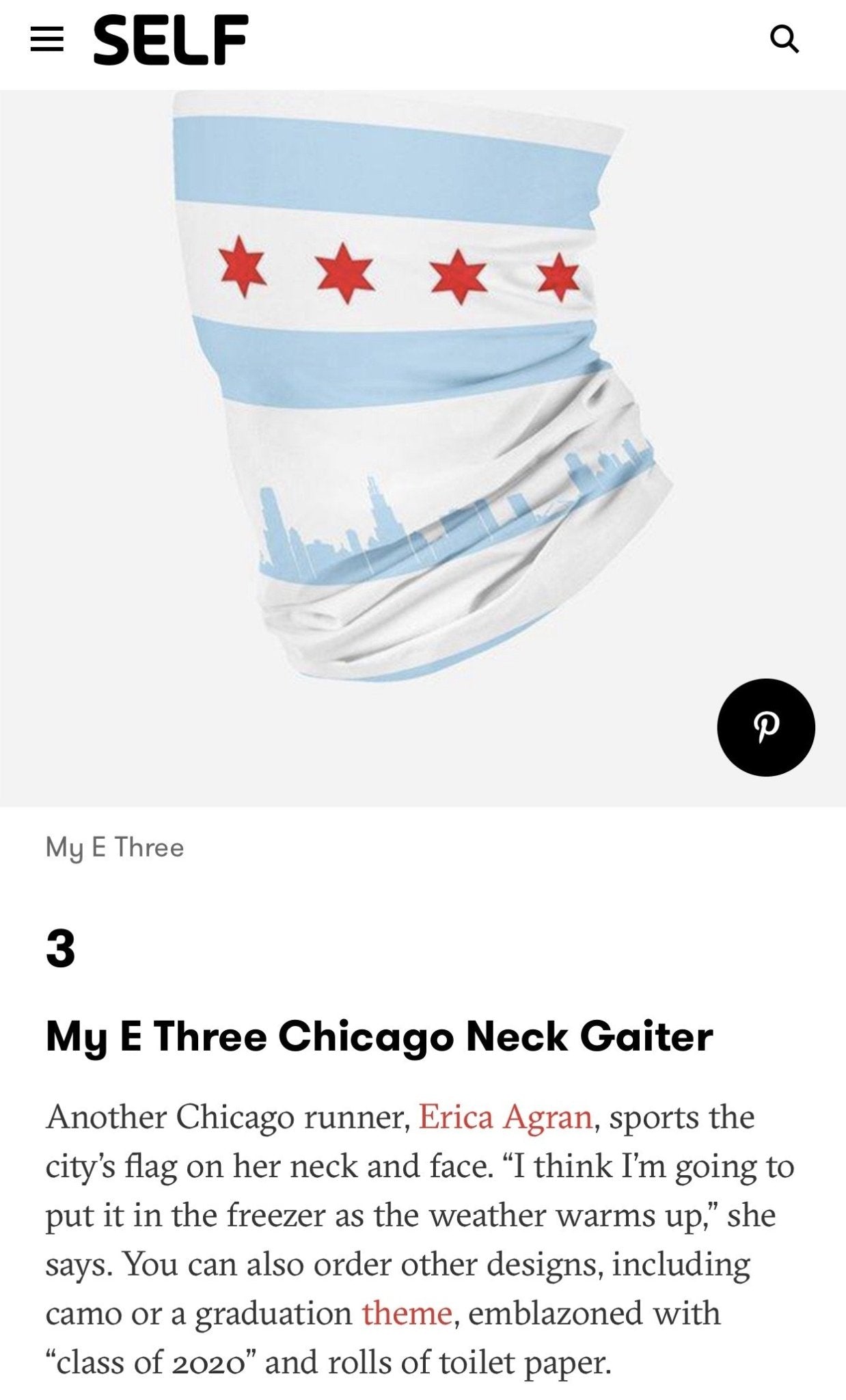 Chicago Neck Gaiter - WhiteNeck Gaiter - My E Three