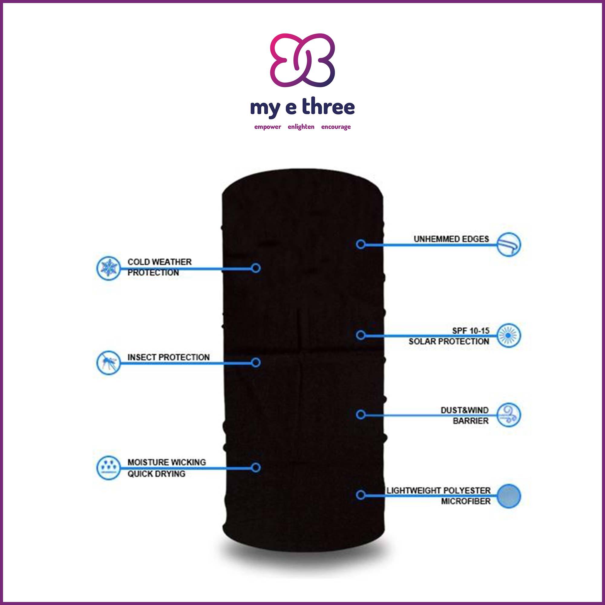 Filipino Tattoo HEMMEDNeck Gaiter - My E Three