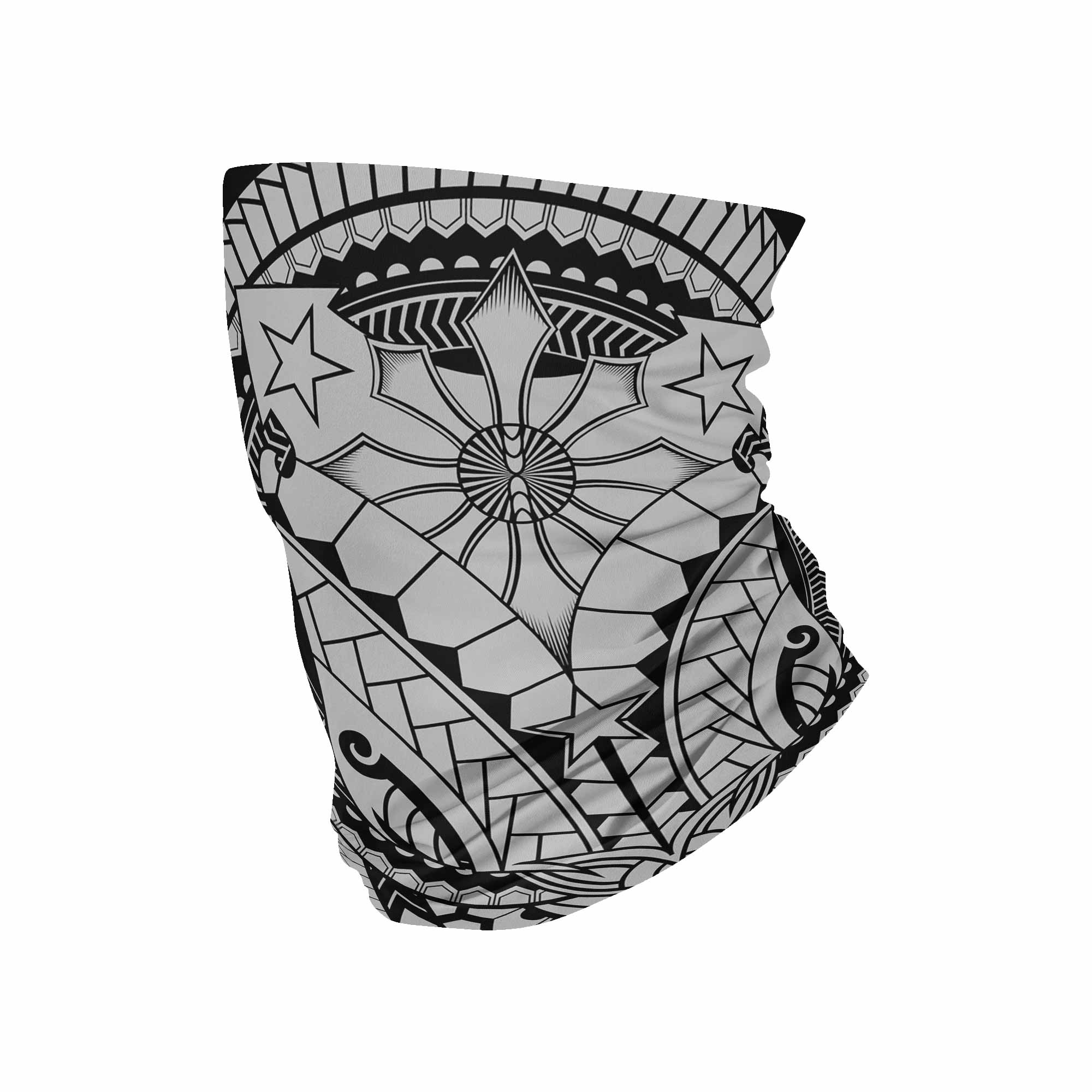 Filipino Tattoo HEMMEDNeck Gaiter - My E Three