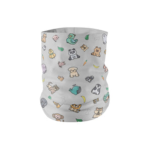 Cute Animal Neck Gaiter fits Kids, Youth and PetiteNeck Gaiter - My E Three
