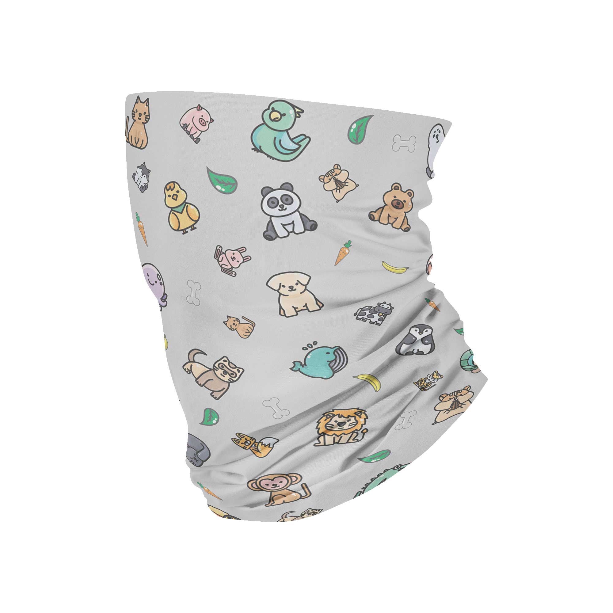 Cute Animal Neck Gaiter fits Kids, Youth and PetiteNeck Gaiter - My E Three