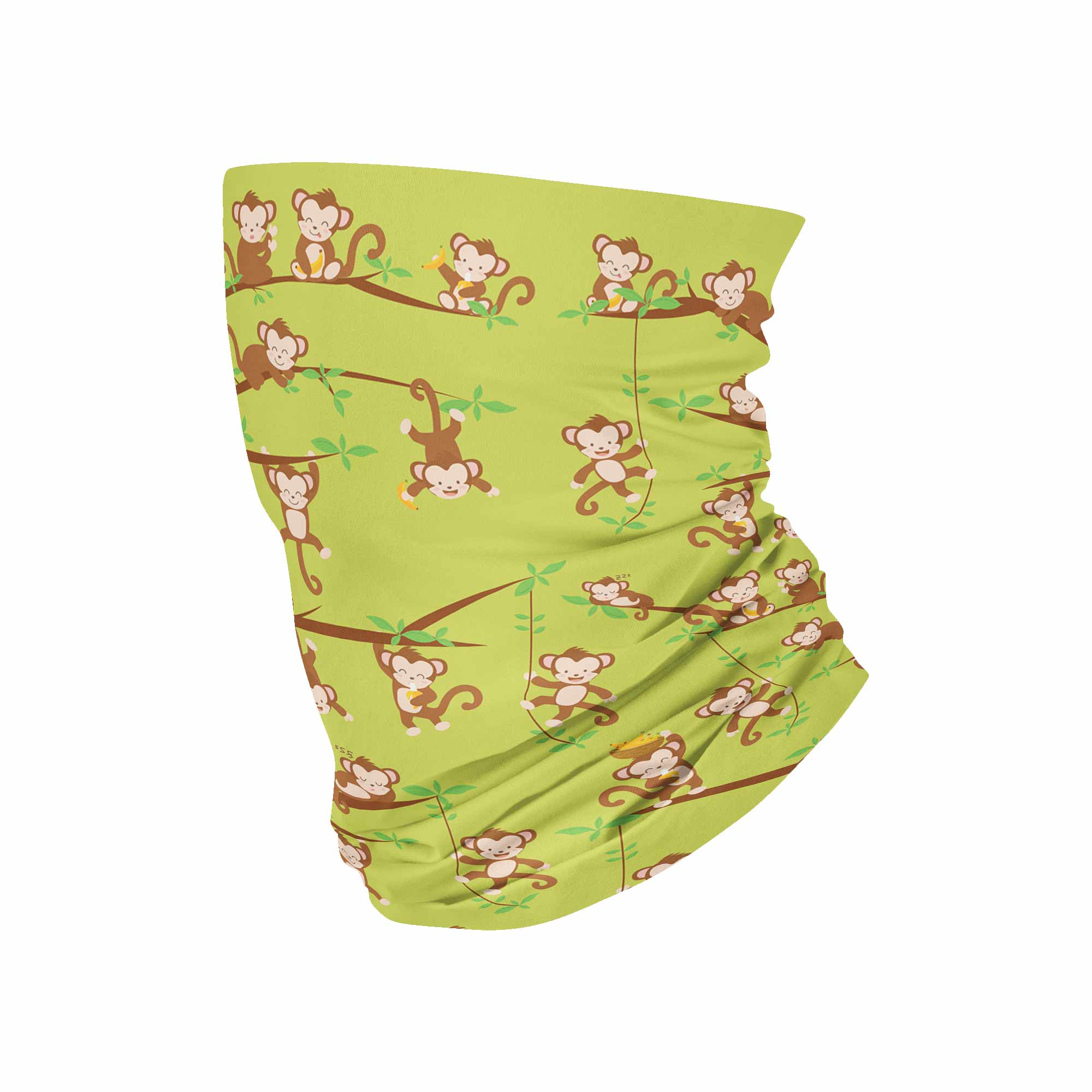Cute Monkeys Neck Gaiter aka "Enky" fits Kids, Youth and PetiteNeck Gaiter - My E Three