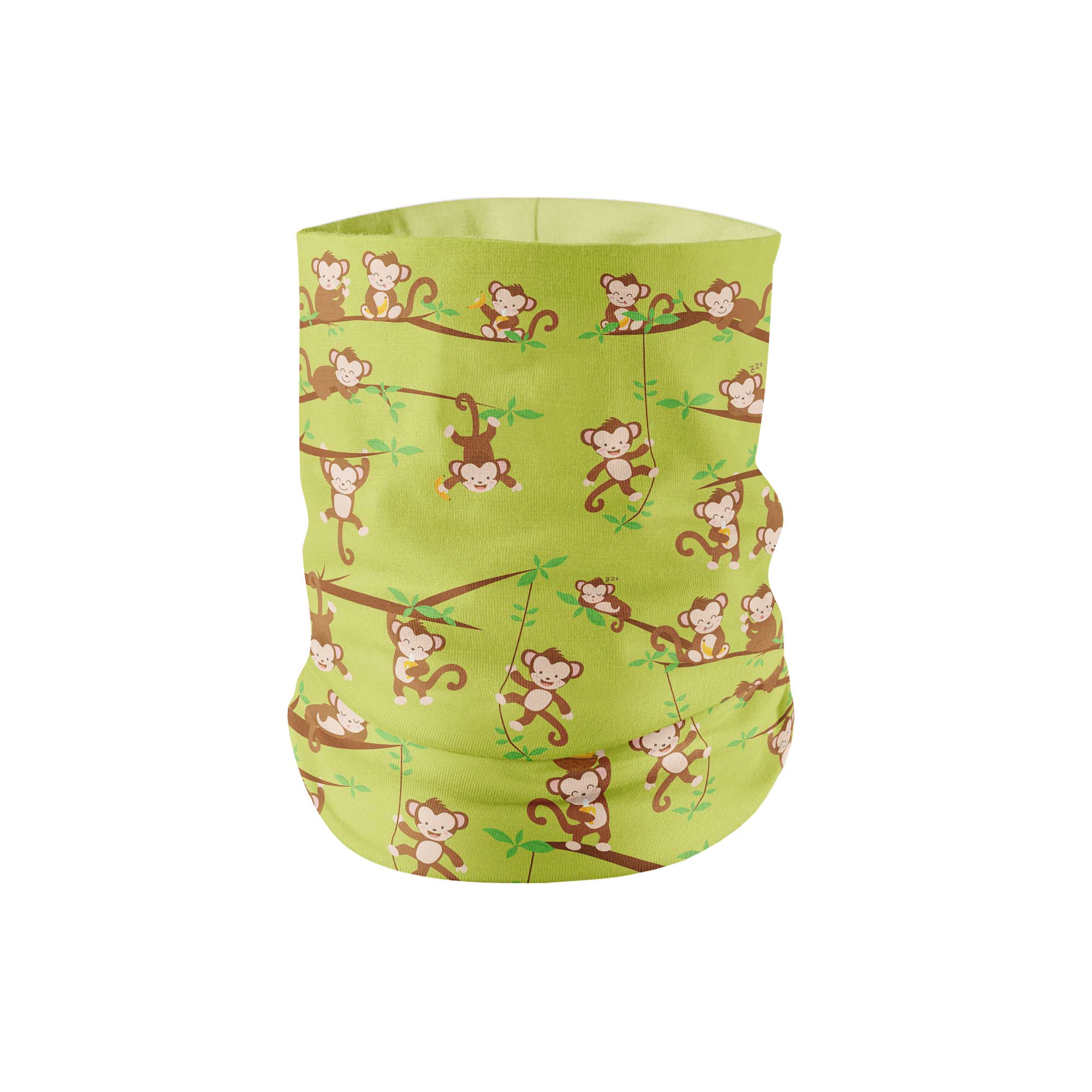 Cute Monkeys Neck Gaiter aka "Enky" fits Kids, Youth and PetiteNeck Gaiter - My E Three