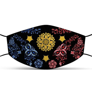 "La Pinay" black face mask with pocketMask - My E Three