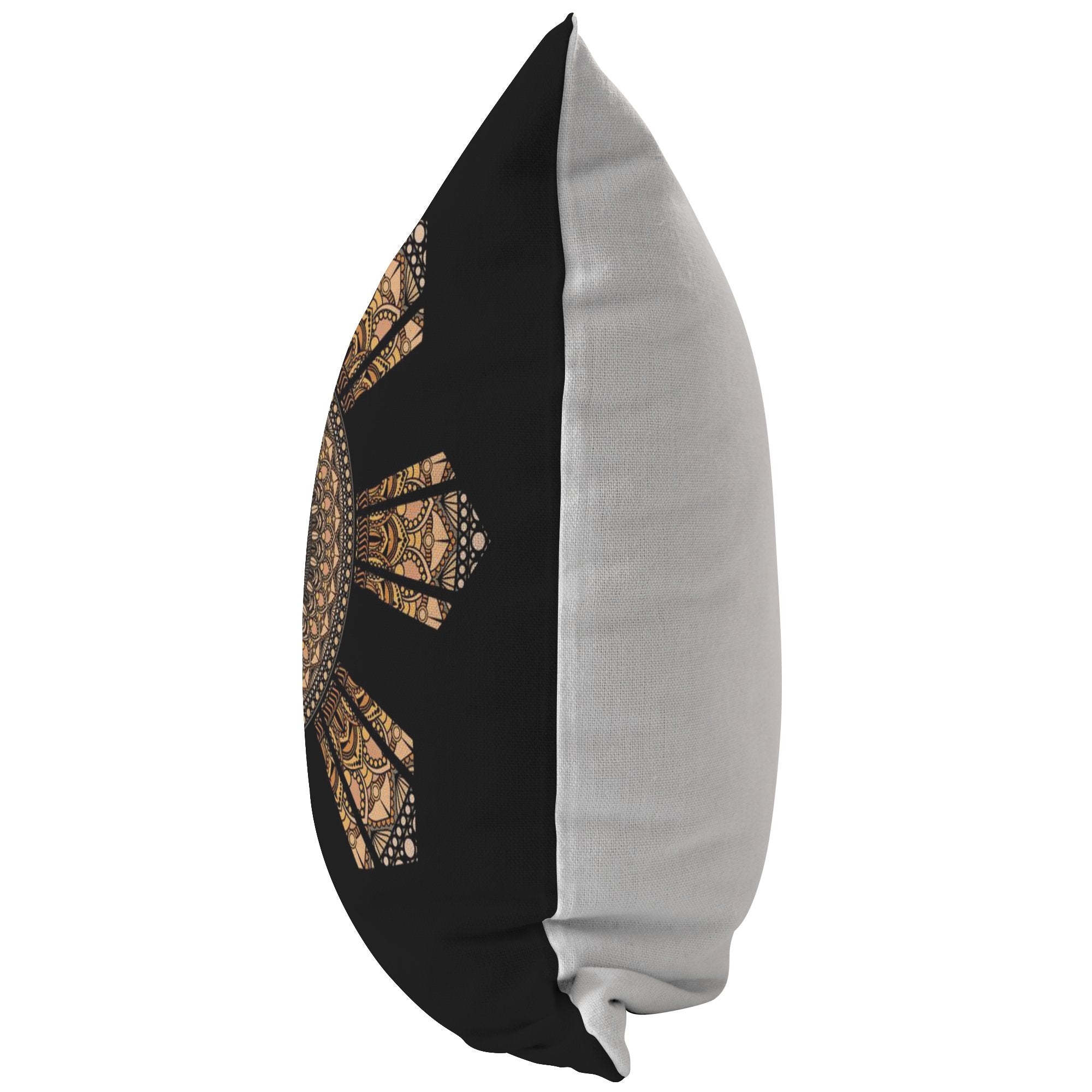Mandala Filipino - Black boradcloth pillowsPillows Multi - My E Three