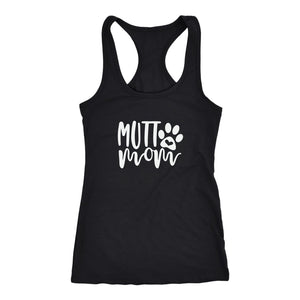Mutt Mom Racerback TankT-shirt - My E Three