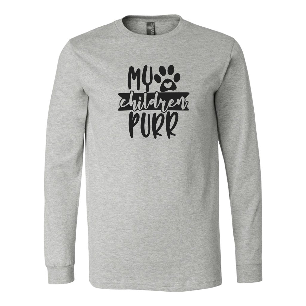 My Children Purr Long Sleeve ShirtT-shirt - My E Three