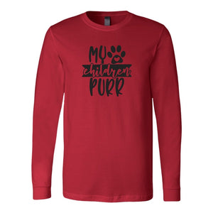My Children Purr Long Sleeve ShirtT-shirt - My E Three