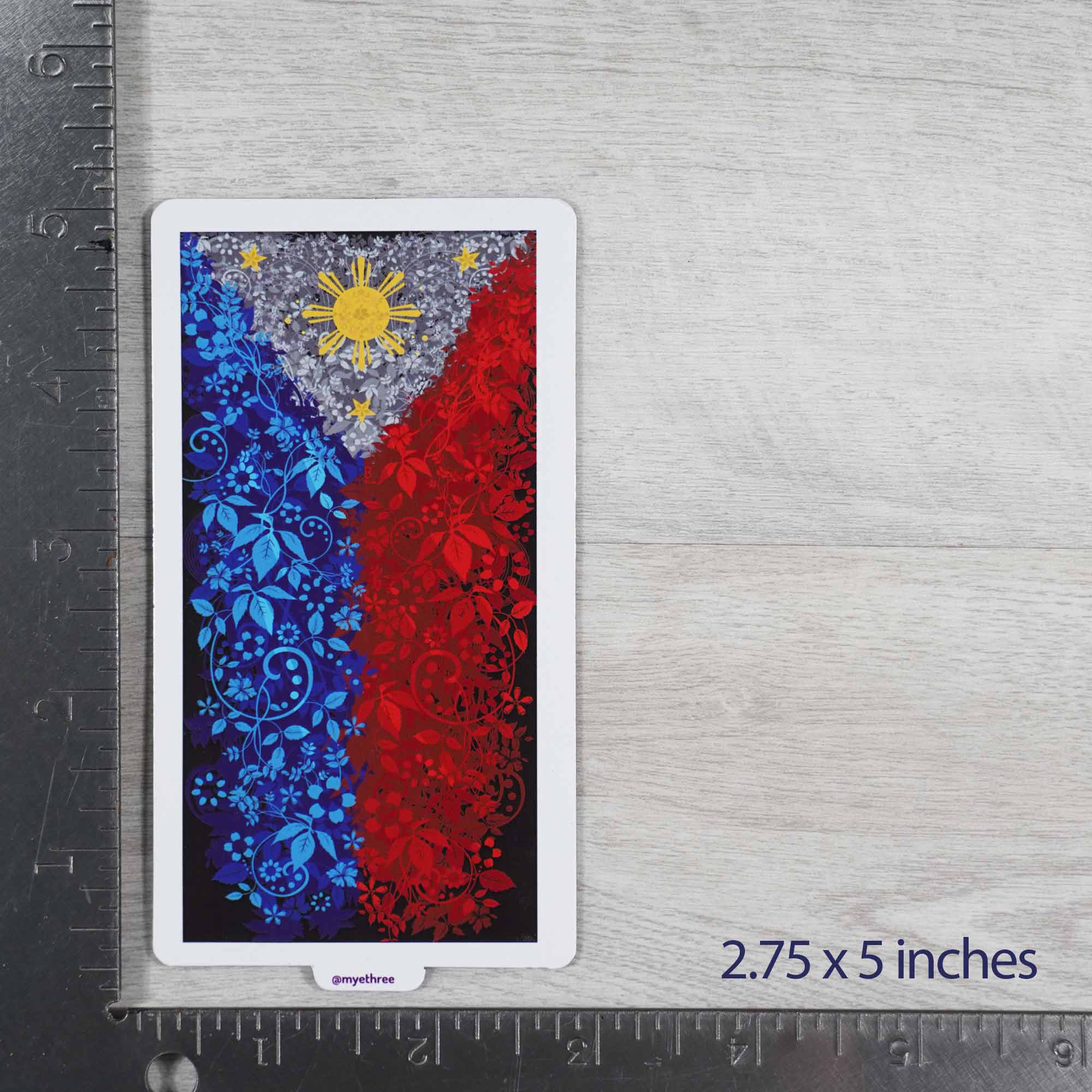 Philippine Floral Sticker or MagnetSticker or Magnet - My E Three