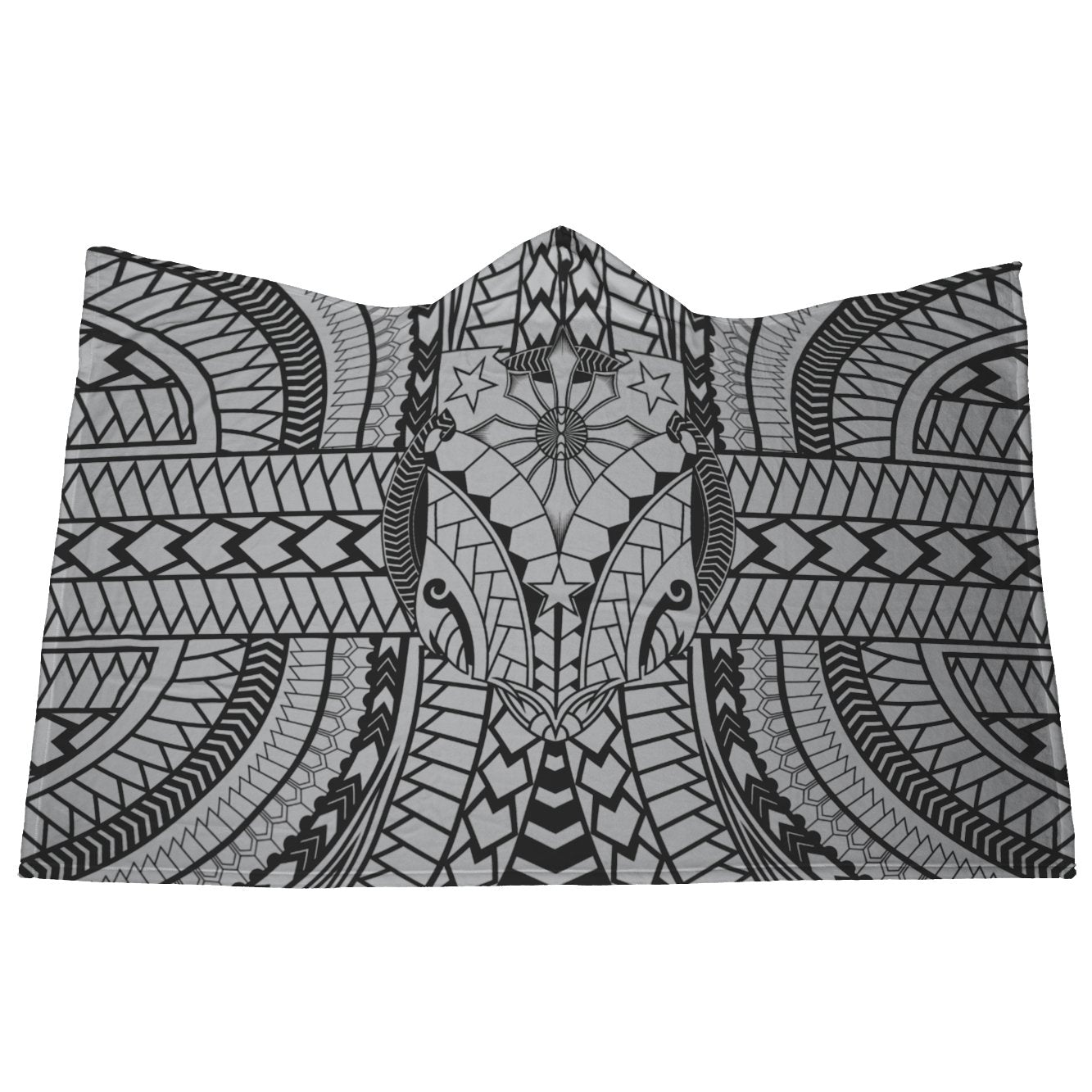 Polynesian Tattoo Hooded BlanketHooded Blanket - My E Three