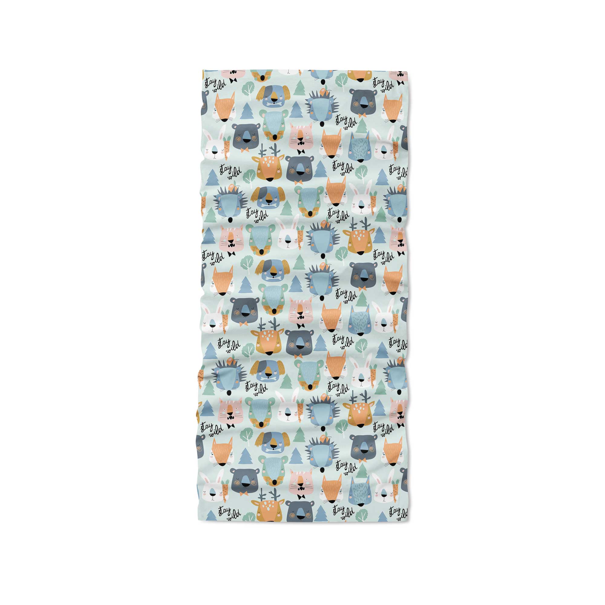 Animals - Stay Wild - Neck Gaiter fits Kids, Youth and PetiteNeck Gaiter - My E Three