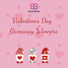 Valentine's Day Giveaway Winners - My E Three