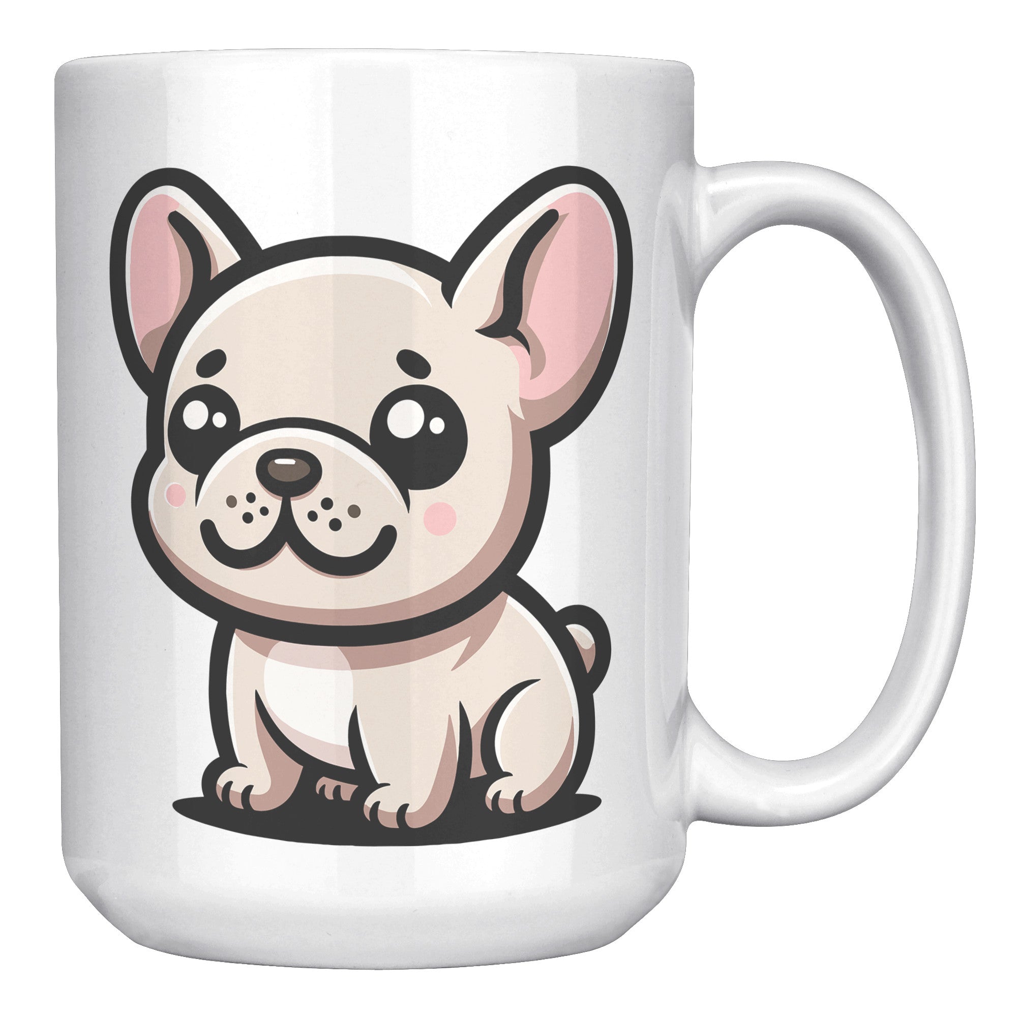 French Bulldog Cartoon Coffee Mug