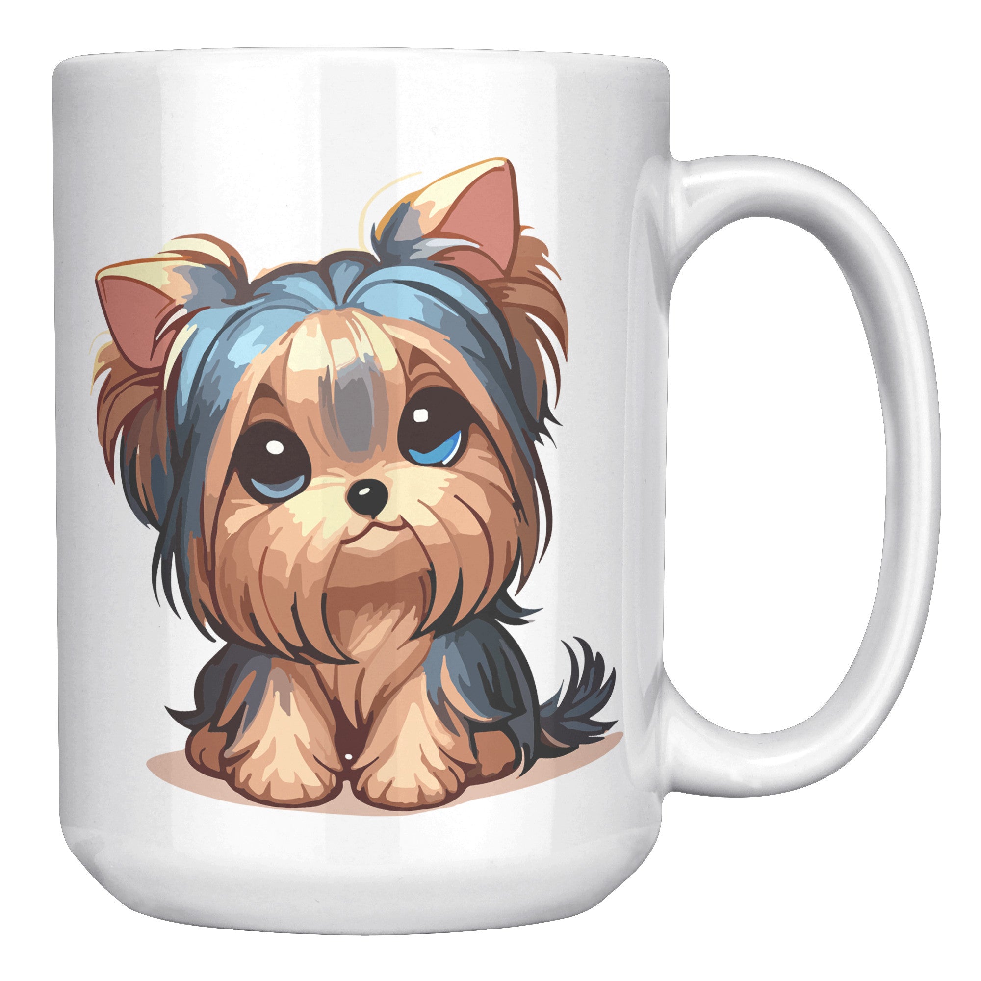 Yorkshire Terrier Cartoon Coffee Mug