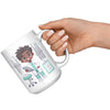 15 oz Custom Cartoon Dentist DDS Coffee Mug - Adorable Dental Cartoon Cup - Fun Gift for Dentists & Dental Students - Smile-Inspiring Morning Brew Holder -EE