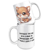15oz Charming Chihuahua Cartoon Cofee Mugs - Cute Dog Lover Mug - Perfect Gift for Chihuahua Owners - Adorable Puppy Graphic Coffee Mug - A