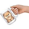 15oz Chow Chow Cartoon Coffee Mug - Fluffy Dog Lover Mug - Perfect Gift for Chow Owners - Cute & Cuddly Canine Coffe Cup