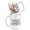 15oz Corgi Lover Cartoon Mug - Adorable Corgi Dog Mug - Perfect Gift for Corgi Owners - Cute Pembroke Welsh Corgi Mug
