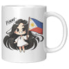 Load image into Gallery viewer, &quot;Cute Cartoon Filipino Pride Coffee Mug - Vibrant Pinoy Pride Cup - Perfect Gift for Filipinos - Colorful Philippines Heritage Mug&quot; - C