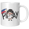 Load image into Gallery viewer, &quot;Cute Cartoon Filipino Pride Coffee Mug - Vibrant Pinoy Pride Cup - Perfect Gift for Filipinos - Colorful Philippines Heritage Mug&quot; - B