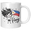Load image into Gallery viewer, &quot;Cute Cartoon Filipino Pride Coffee Mug - Vibrant Pinoy Pride Cup - Perfect Gift for Filipinos - Colorful Philippines Heritage Mug&quot; - O